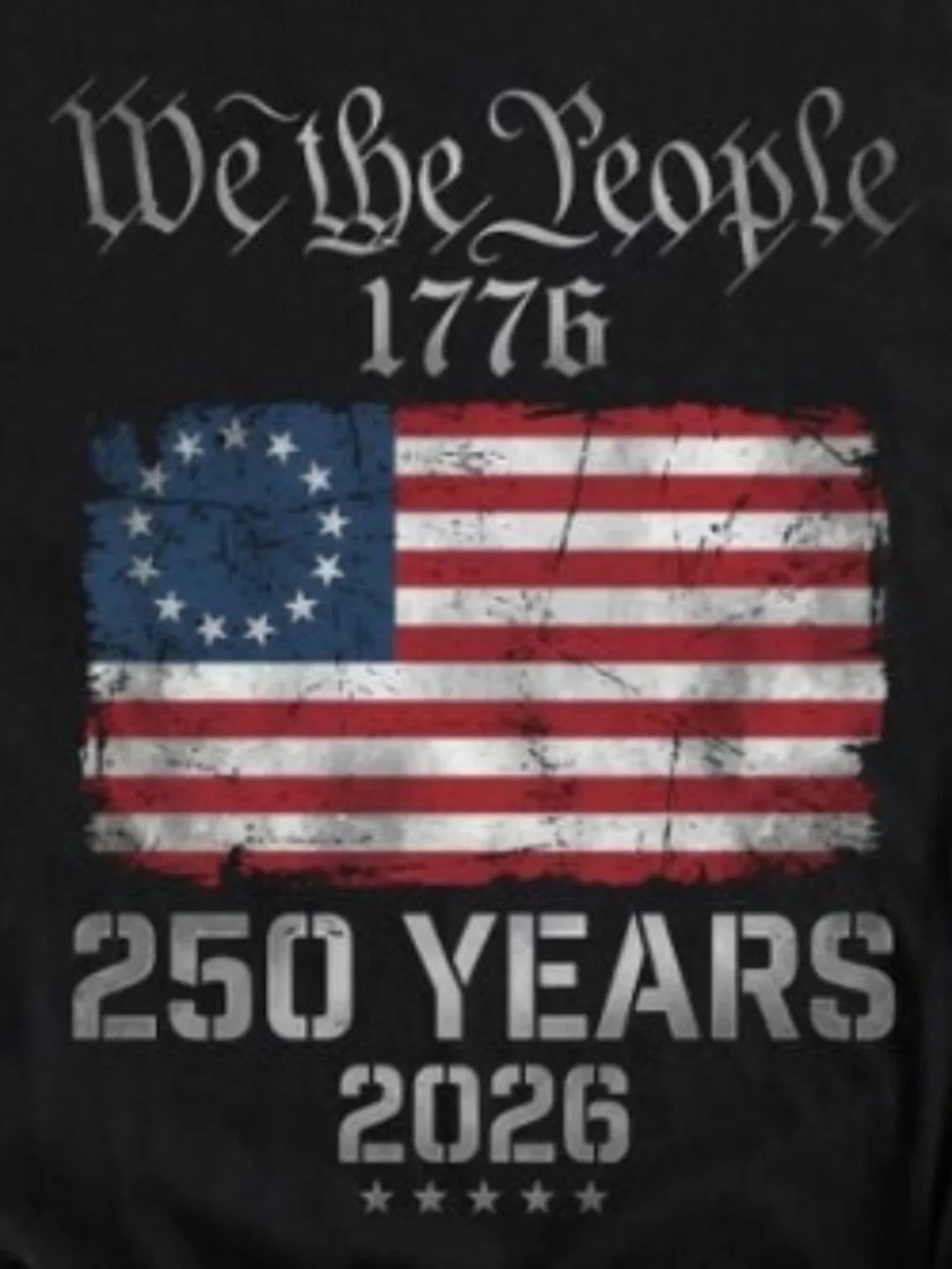 We The People 250 Years of Freedom, Patriotic Tee - Picture 2 of 4
